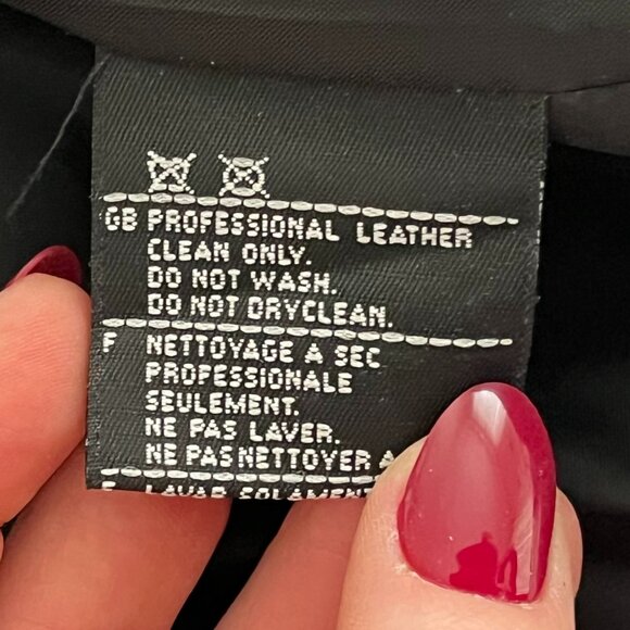 Harley Davidson Black Leather Biker Moto Jacket Coat Women's Small - Picture 7 of 7